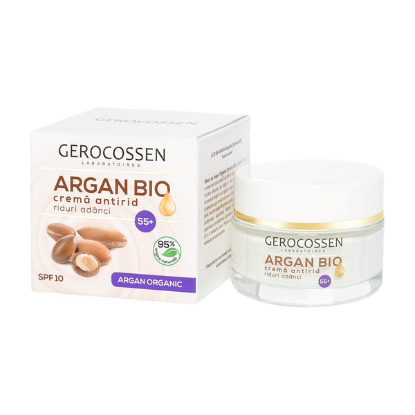 Crema antirid 55+ Argan Bio 50 ml, Gerocossen